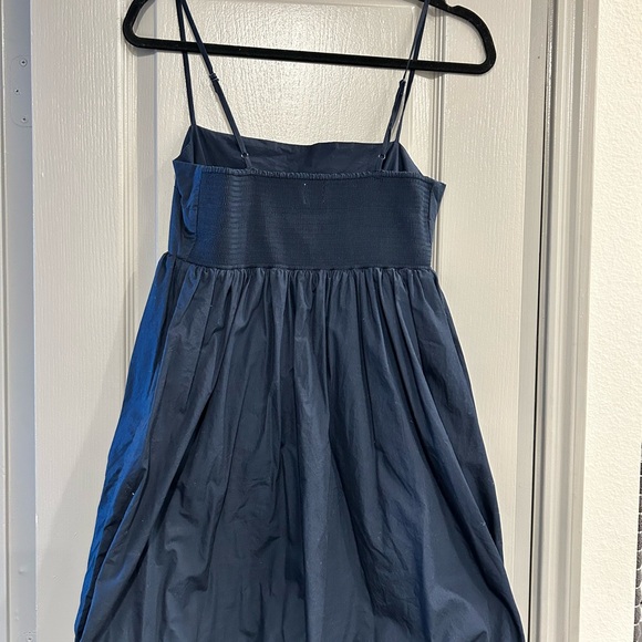 Sunday Best Navy Blue Bubble Hem Dress - Picture 3 of 3